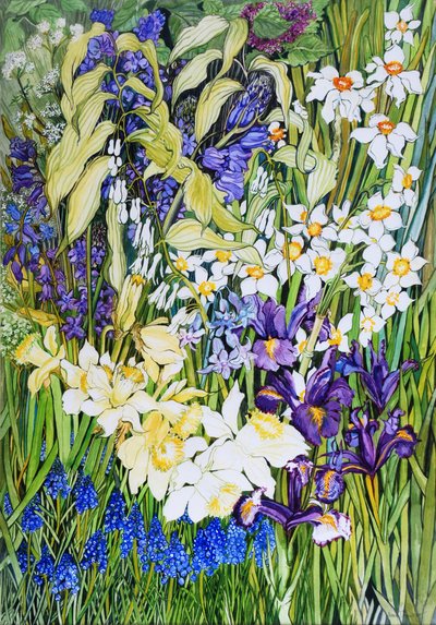 Spring Border by Joan Thewsey